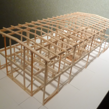 「木組のデザイン」ゼミナール模型