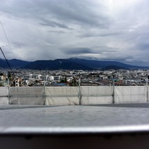 木組みの家「松本城のみえる家」屋根からの眺望